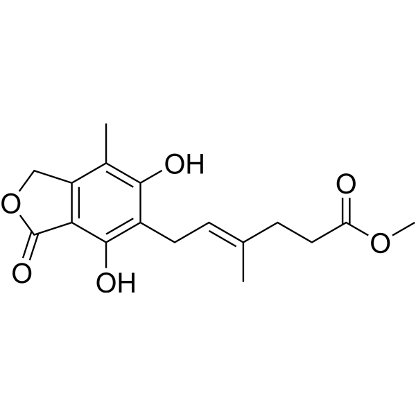 O-Desmethyl mycophenolic acid methyl ester 33431-38-8